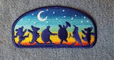 Grateful Dead Patch- Moondance Iron-on embroidered patch.