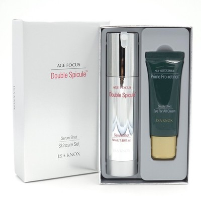 ISA KNOX Age Focus Double Spicule Serum Shot Skincare Set 2 Items