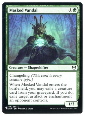 MtG The List Masked Vandal Non-Foil
