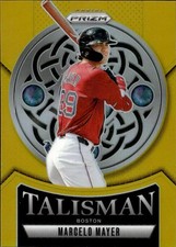 MARCELO MAYER RC 2025 Panini Prizm Talisman /10 Gold #3 ROOKIE Red Sox ID:148011