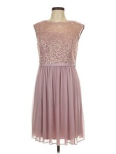 David's Bridal Women Pink Cocktail Dress 10