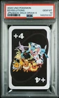 2020 UNO POKEMON JAPANESE BACK-WILD-DRAW 4 EEVEELUTIONS PSA 10