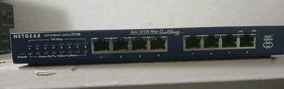 NETGEAR FS108 8-Port 10/100 Mbps Fast Ethernet Switch