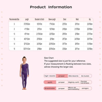 【のん６】 Girls Gymnastics Athletic Jumpsuit Shiny Rhinestones Figure