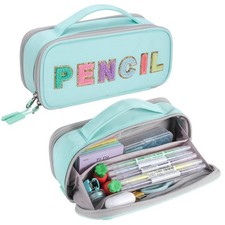 Large Capacity Pencil Case Pouch for Girl Student Women Teen - Multi-Compartm...