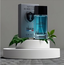 Never Surrender Eau de Grasse 75ml Homme - Brut Sauvage & résilient x 2
