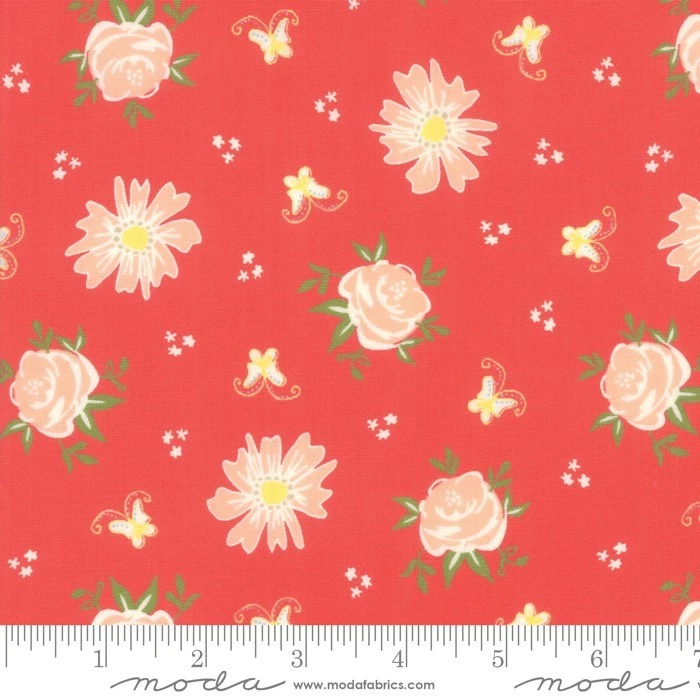 Harper's Garden, Geranium & Lime Bundle of 9 Different Prints 1/2-Yards - Image 2 of 4