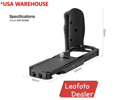 Leofoto LPF-X100VI Plate L-Bracket with hand grip for FUJIFILM X100VI