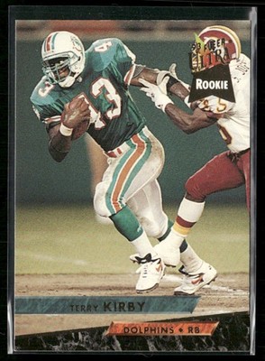 Terry Kirby 1993 Fleer Ultra #257 RC Miami Dolphins