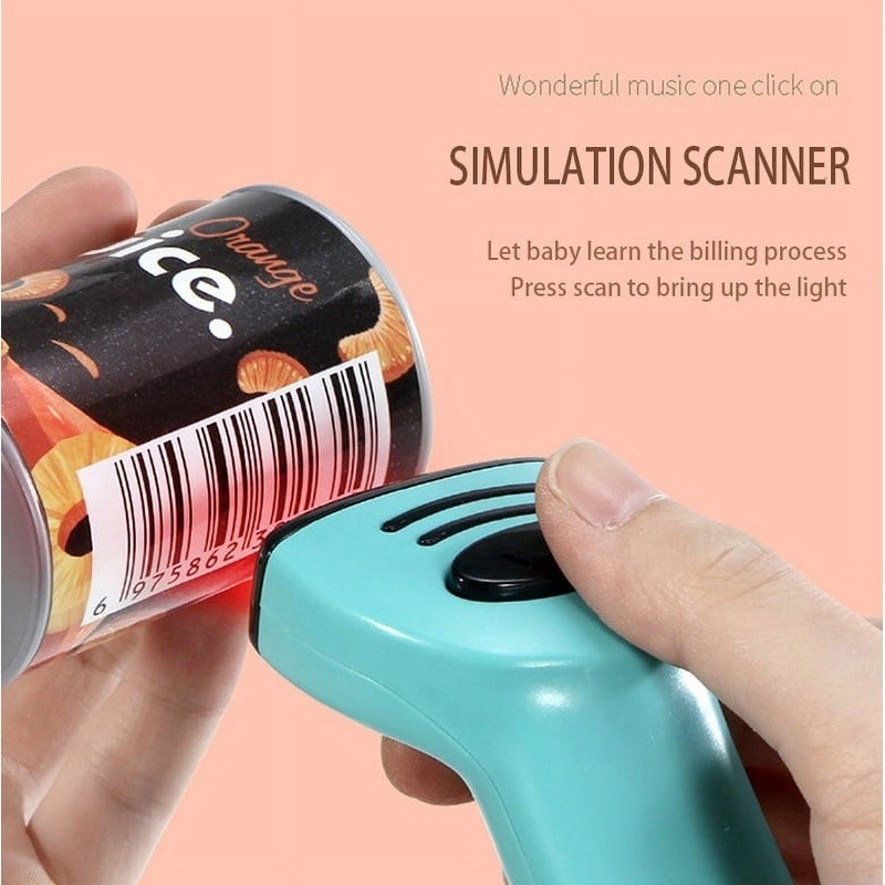 как выглядит Supermarket Play Set W/ Shopping Cart Grocery Cash Register Toy Kids 3-7 Plastic фото