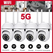 Sistema De Seguridad 4 Camaras 5G Wifi Para Casas 1080P HD Con Vision Nocturna