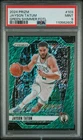 2024 Panini Prizm Jayson Tatum Green Shimmer FOTL /5 Psa 9! Celtics