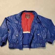 Vintage Cooper Sportswear Bomber Jacket Mens Large Nylon Made In USA