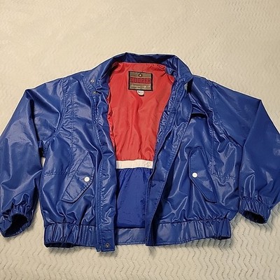 Vintage Cooper Sportswear Bomber Jacket Mens Large Nylon Made In USA 