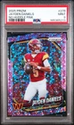 2025 PANINI PRIZM NO HUDDLE PINK #278 JAYDEN DANIELS 3/25 PSA 9