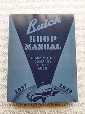 1937-1939 Buick Shop Manual All Models