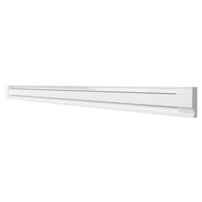 Electric Baseboard Heater 96 in. 2,000-Watt 240/208-Volt Quiet Operation White