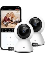 BJR 5ghz WiFi Security Cameras  - Indoor Pan/Tilt 2K HD Pet Camera, Motion...