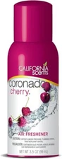 California Scents Air Freshener Spray 3.5oz, Coronado Cherry Scent, 6 Packs