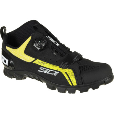 Sidi Defender Downhill MTB Cycling Shoes Black/Yellow Size 41 EU