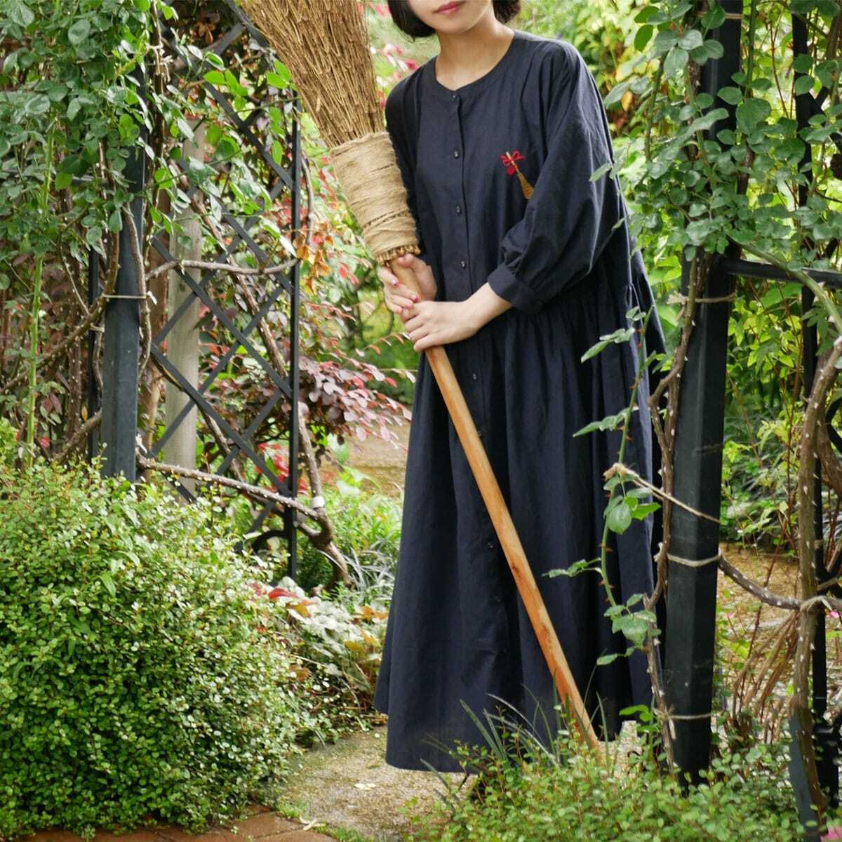 Studio Ghibli Kiki's Delivery Service Kiki's Dress Navy blue One