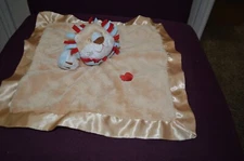 Baby Ganz Lion Baby Blanket Lovey SecurityRuffles Lion Red 13" F1