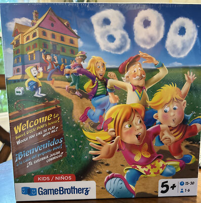 BOO Game Brotherz Board Game ofr Kids Feat. Sweet Little Boo NEW