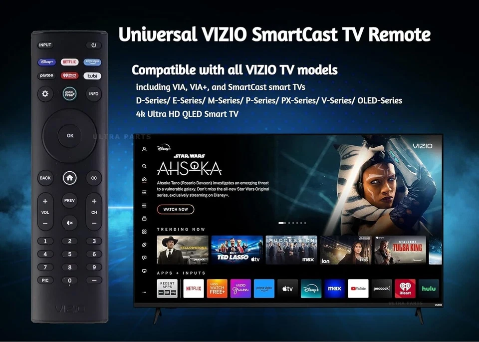 Original XRT140 Remote Control for All VIZIO Smartcast D/E/M/P/V/PX Series TVs - Image 3 of 4