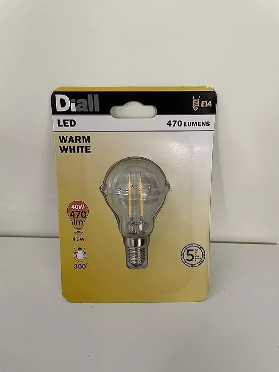 Diall led e14 warm white deals