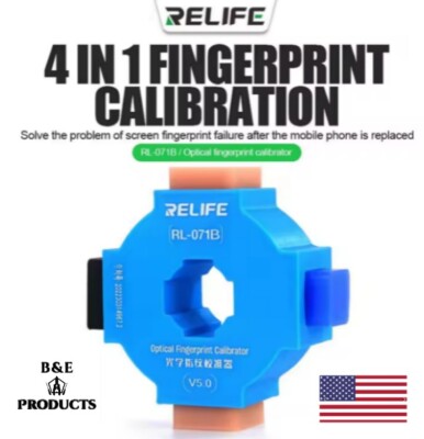 RELIFE RL 071B Optical Fingerprint Calibrator High Recognition Rate 4 IN 1