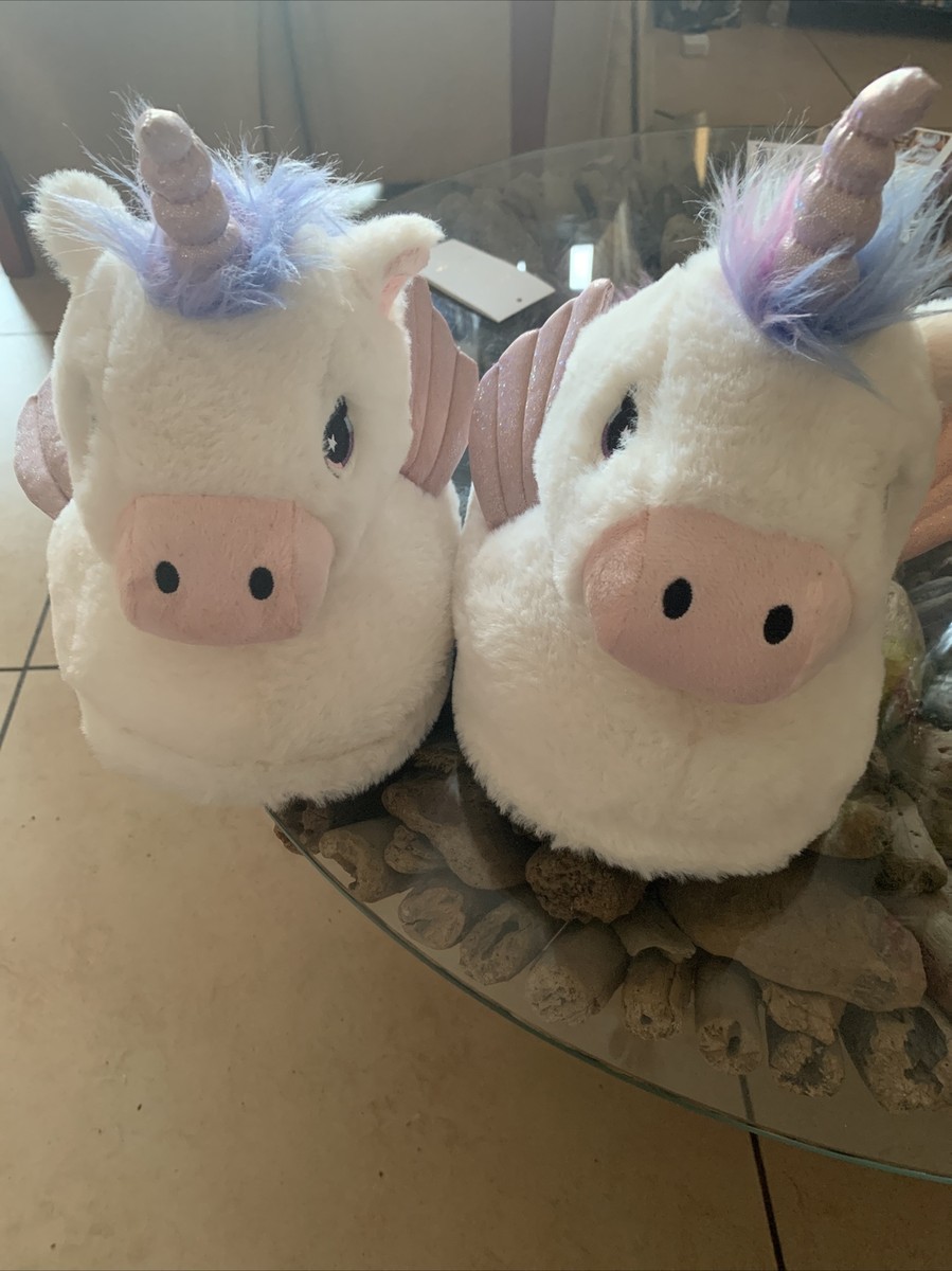 Slippers Womens Tesco Unicorn Slippers LADIES GIRLS