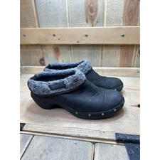 MERRELL Luxe Knit Black Slide On Studded Gray Knit Ankle Size 7 Style J68668