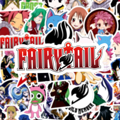 50pcsFairy Tail Fairy Schwanz Graffiti Aufkleber Koffer Kühlschrank Aufkleber