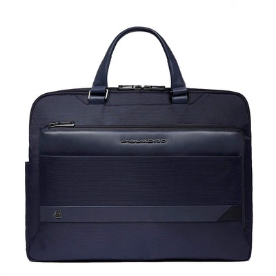 NEW Piquadro - Nevet Blu 15.6'' Laptop Briefcase - CA6017W132 - BLU AUTHENTIC NWT