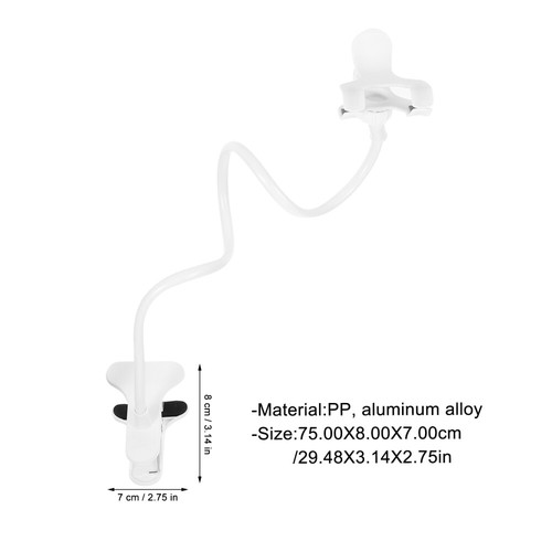 Overhead Phone Mount Adjustable Phone Stand Flexible Phone Stand Accessory - 第 11/12 張圖片