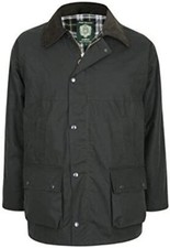 Chaqueta encerada acolchada de calidad premium Portmann para hombre