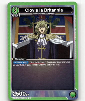 Union Arena Clovis la Britannia - Code Geass: Lelouch of the Rebellion