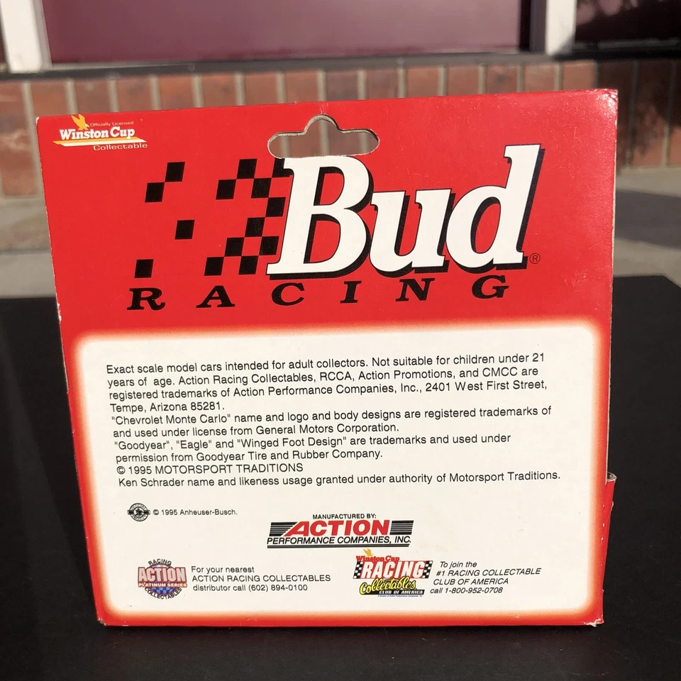 Action Racing #25 Ken Schrader Bud NASCAR Diecast - Image 4 of 4