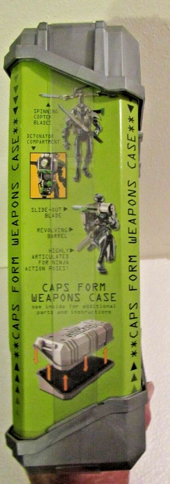 GI Joe Sigma 6 Windblade Snake Eyes, Backpack With Spinning Copter Blades - Image 4 of 4