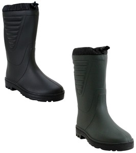 mens fur lined wellington boots