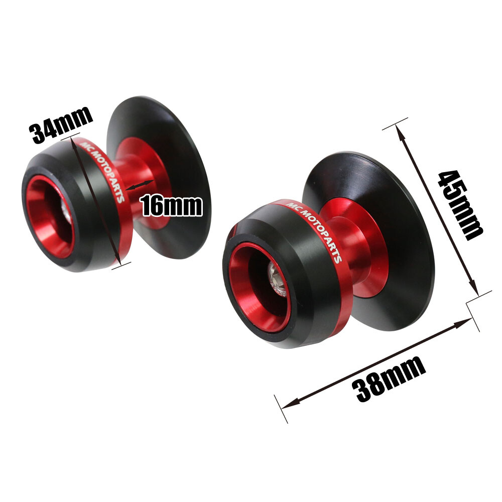Red M8 Rear Bobbins Swingarm Spools SP02 For Z H2 20 21 22 23 | eBay