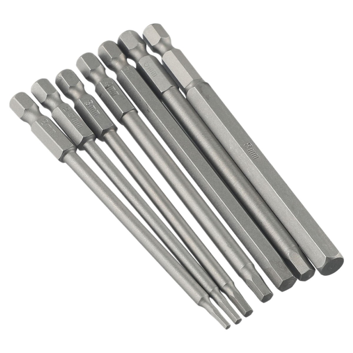 Screwdriver Set Hex Bit Hex Head High Hardness Magnetic 1/4