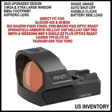 SHAKE AWAKE RED DOT FOR SIG SAUER® P365X P365XL P365 MACRO P322 OPTIC READY