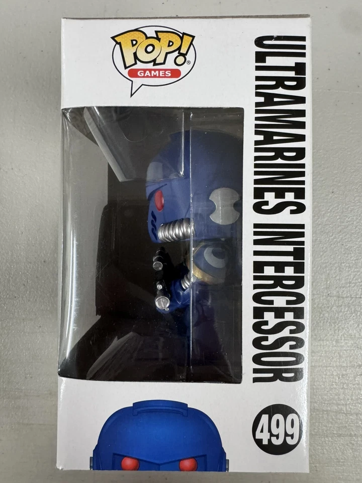 Ultramarines Intercessor 499 ~ Warhammer 40,000 ~ Funko Pop Vinyl ~ NEAR MINT - Image 3 of 4