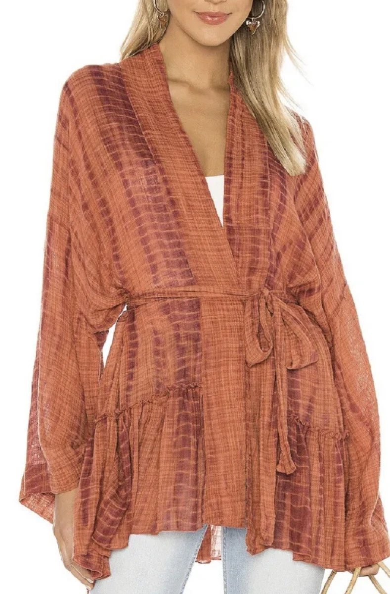 Kimono belted 2025 wrap cardigan
