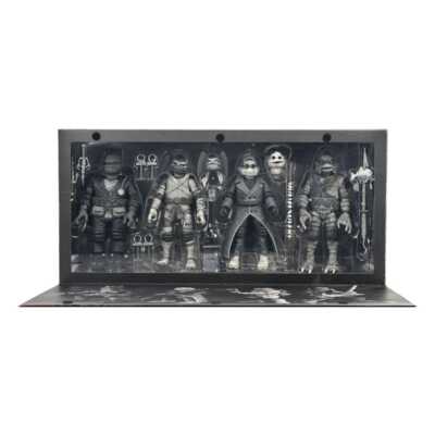 Universal Monster Black & White Turtles 4-Pack - MISB - TMNT - NECA