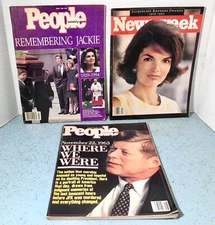 1988 PEOPLE MAGAZINE JFK WHERE WE WERE NEWSWEEK & PEOPLE REMEMBERING JACQUELINE