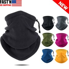 Winter Fleece Face Mask Scarf Balaclava Neck Warmer Gaiter Ski Windproof Shield
