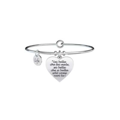 Women's KIDULT LIGABUE Bracelet 731568 Steel I LOST MY WORDS F.P.