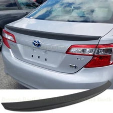 For 2012 2013 2014 Toyota Camry Factory Style Trunk Spoiler Wing MATTE BLACK